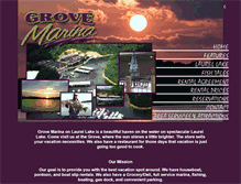 Tablet Screenshot of grovemarina.com